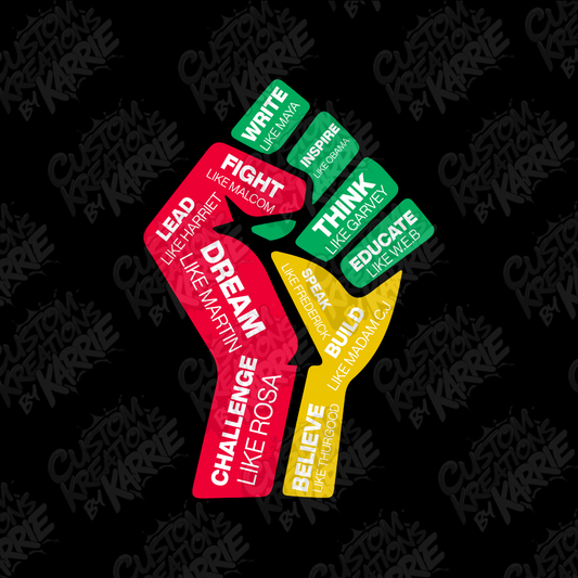 Red, Yellow and Green Fist