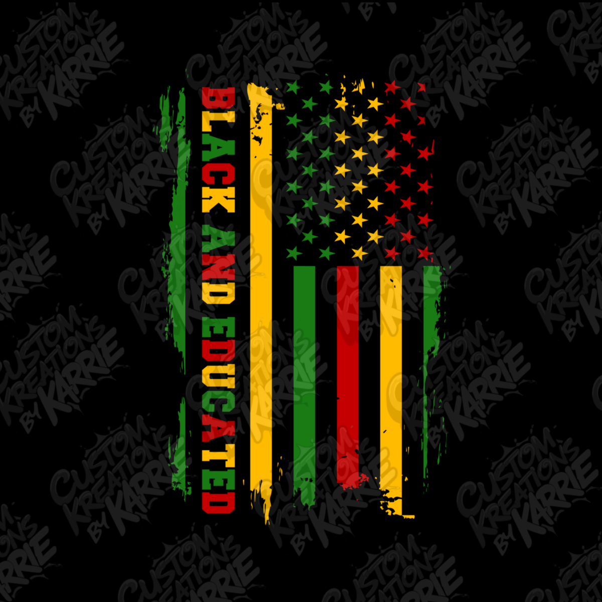 Black and Educated Flag
